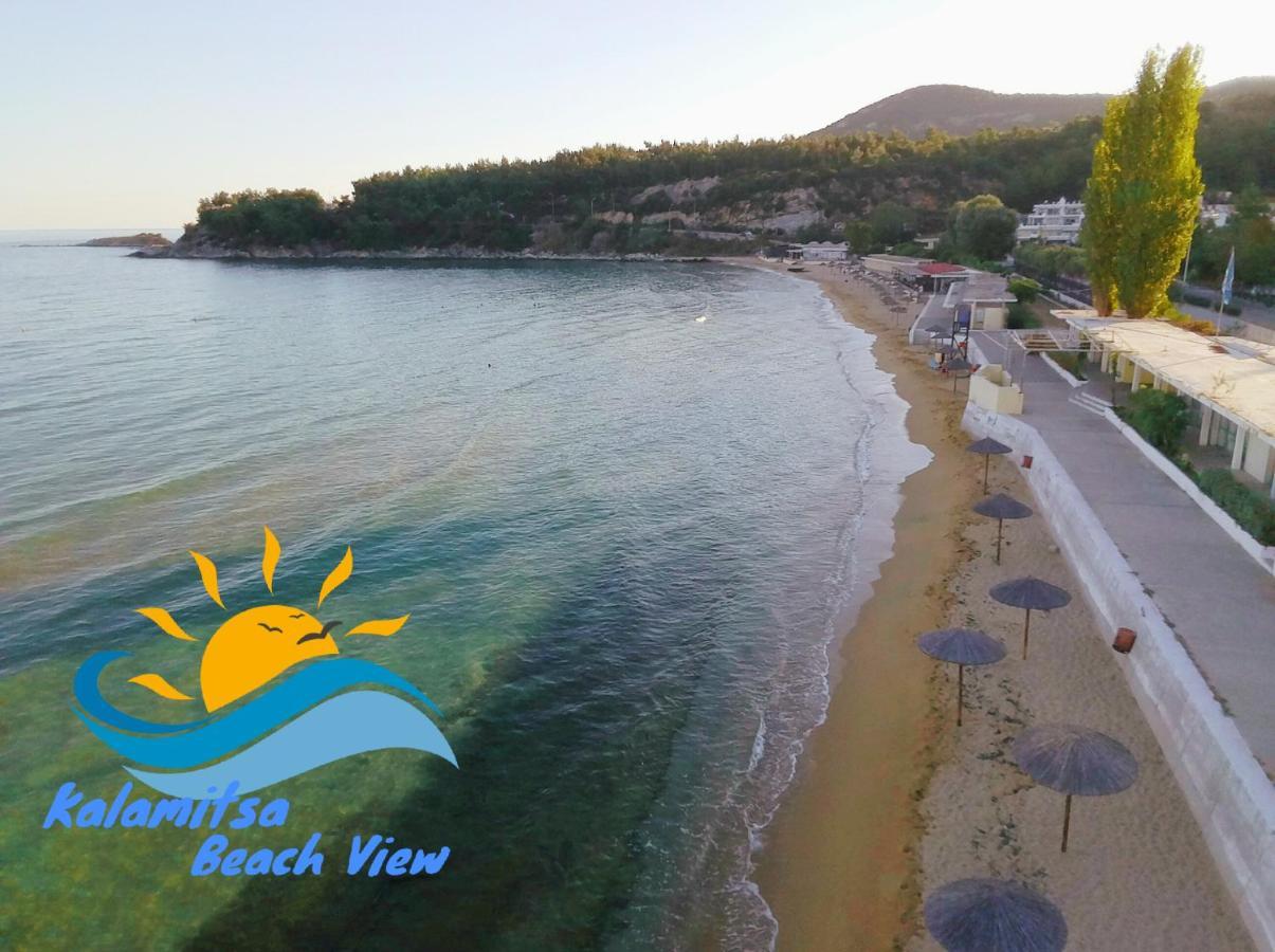 Kalamitsa Beach View Kavála Kültér fotó